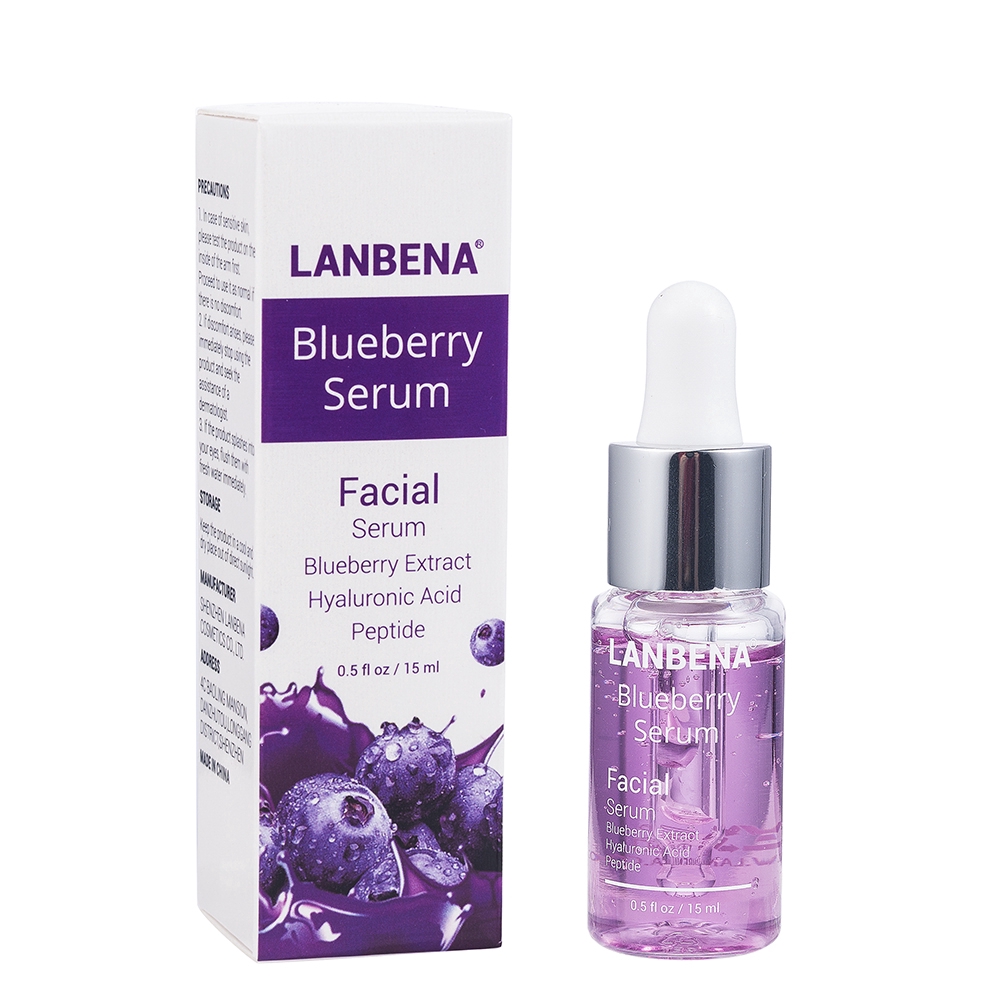 [Hàng mới về] Serum Lanbena với 6 peptide/vàng 24k/vitamin E/ Hyaluronic Acid 15ml chống lão hóa da