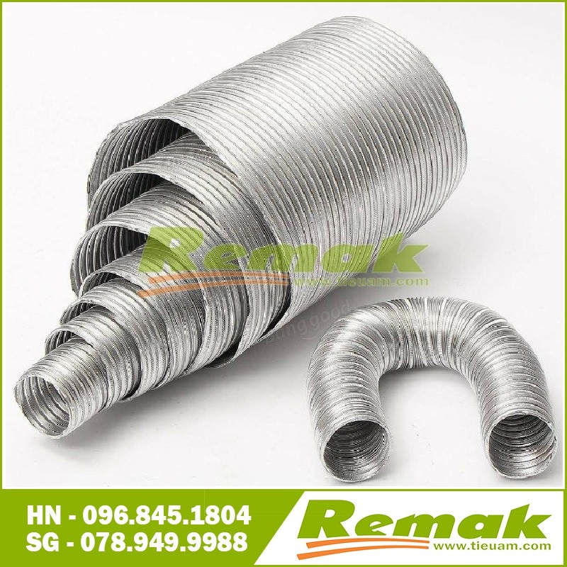 Ống bạc D125 máy hút mùi - Ống dẫn khói