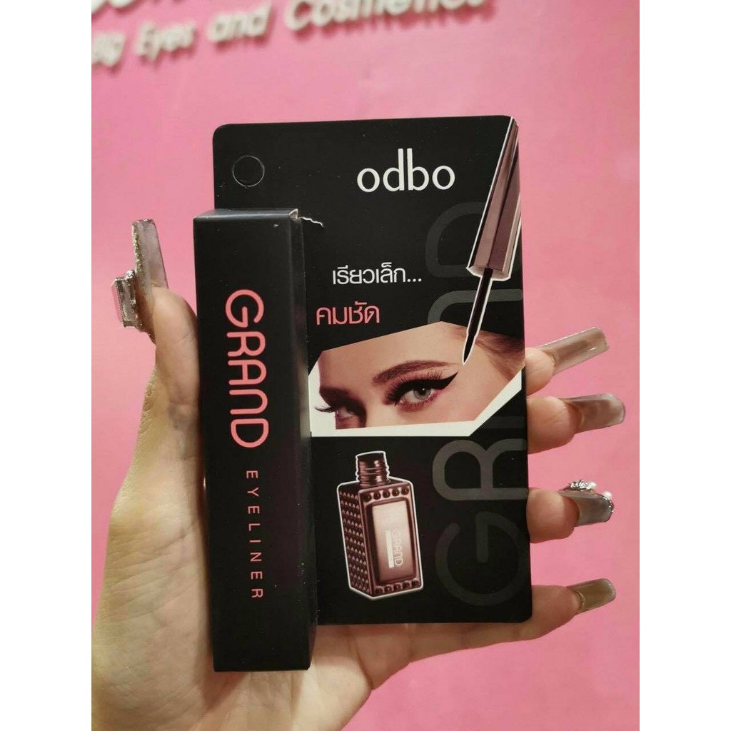 Kẻ mắt nước Odbo Grand Thái Lan [ hàng chính hãng ].Tặng kèm thêm 1 chì kẻ mày lâu trôi.