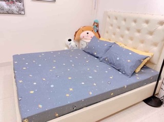SÉT GA GỐI COTTON POLY - VŨ TRỤ