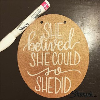 Bút sơn ngòi cứng Sharpie Oil Based Medium [MÀU LẺ]