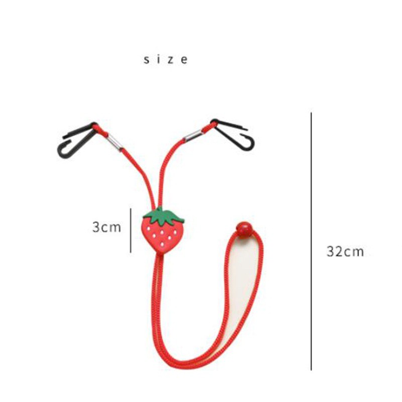 Hoạt Hình Dây Đeo Mắt Kính Chống Trượt Hình Trái Cây 64cm