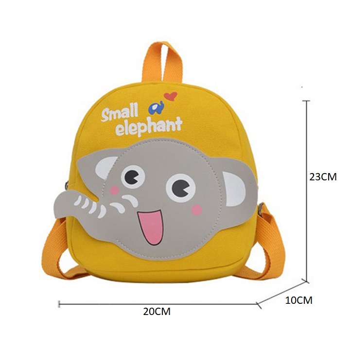 Balo MiNi Hình Voi Con 3D Cho Bé Trai, Bé Gái Đi Học Mầm Non Size 23cm