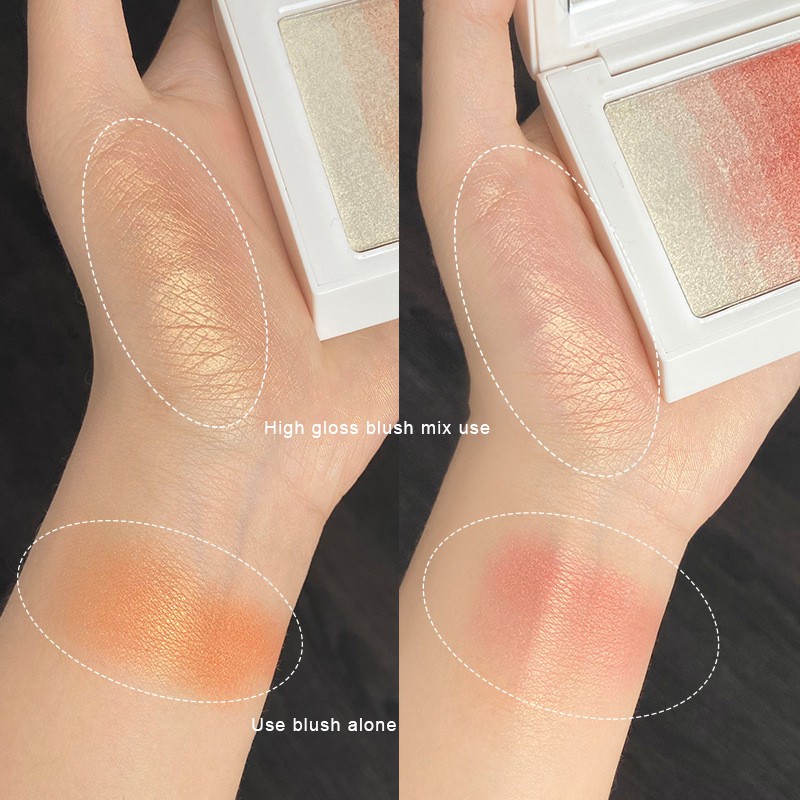 [Hàng mới về] Hộp Phấn Má Hồng Highlight Màu Ngọc Trai Trong Suốt | BigBuy360 - bigbuy360.vn