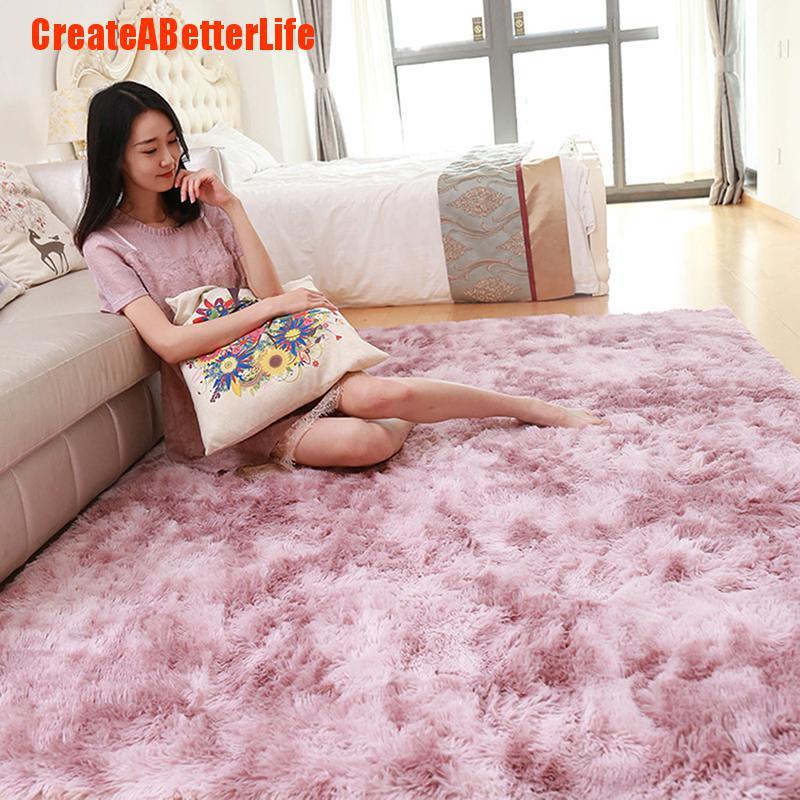 Thảm lông nhung trải sàn trang trí phòng khách