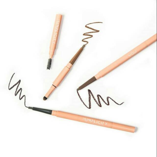 (hàng Mới Về) Bút Kẻ Lông Mày Thiết Kế Đơn Giản Tiện Dụng