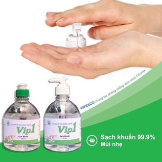 (Sẵn) Gel rửa tay khô Vip1 chai 450ml