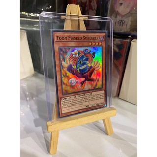 [ Dưa Hấu Yugioh ] Lá bài thẻ bài Toon Masked Sorcerer – Super Rare - Tặng bọc bài nhựa bảo quản