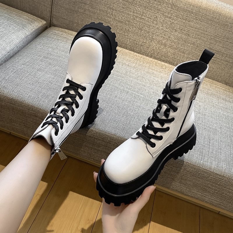 GIÀY BOOT ĐẾ 6P ĐAN DÂY