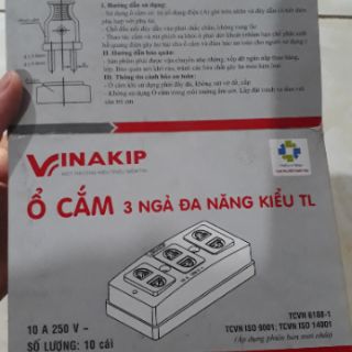 Ổ cắm 3 ngả đa năng Kip