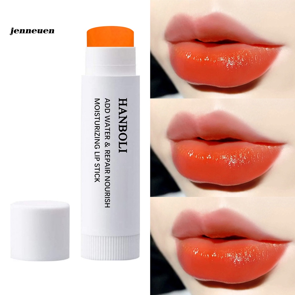 [Hàng mới về] Son dưỡng môi màu sắc sống động làm mờ vân môi ngăn khô và nứt nẻ thay đổi màu sắc cho nữ