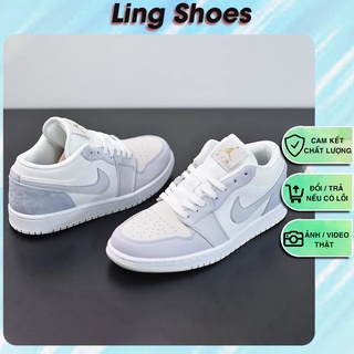 Giày Jordan Paris JD1 Cổ Thấp Gót Xanh, Giày Jordan 1 Low Thấp Cổ Nam Nữ bản đẹp 2022