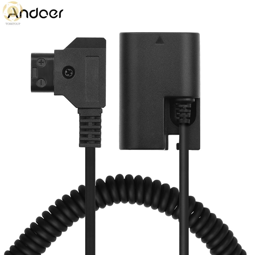 ANDOER Đầu Nối Chuyển Đổi 12 Tiếng Từ D-Tap Sang Lp-E6 Dc Cho Máy Ảnh Canon 5d2 5d3 5d4 6d 6d2 60d 7d 7d2 70d 80d 5dsr