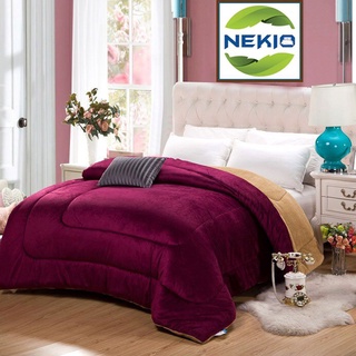 Chăn Lông Cừu Nekio Nhật Bản 2mx2m3 siêu ấm, siêu nhẹ