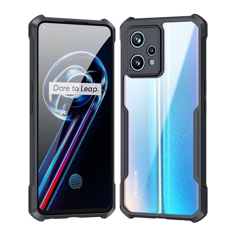 Ốp lưng XUNDD Realme 9 Pro 5G / Realme Q5 5G Mặt lưng trong suốt, Viền TPU, Chống sốc