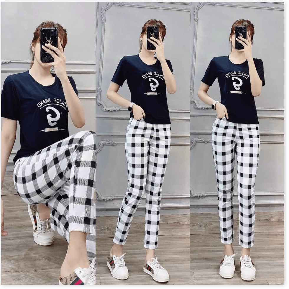 Set bộ thun Cotton NỮ DÀI MẶC NHÀ CỰC ĐẸP , 2021 KHÁNH AN STORE