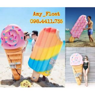 Phao kem ốc quế/ kem khổng lồ