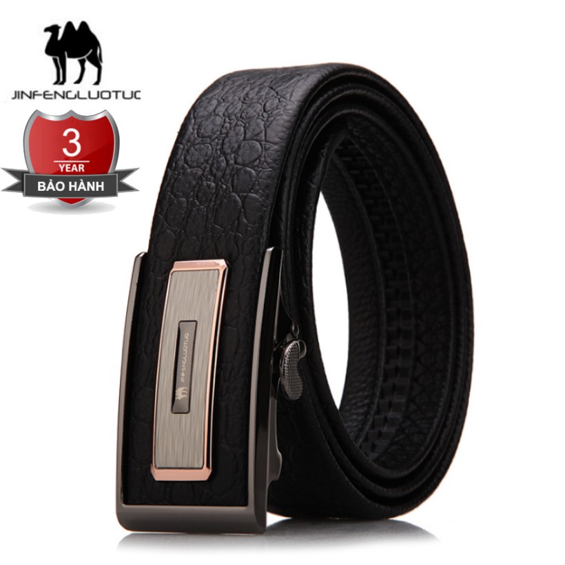 (NEW 2020 Men's Leather Belts) Bảo Hành 3 Năm - Dây Nịt Thắt Lưng Da Lạc Đà Thật Cao Cấp AGZ007 - Hàng Nhập Nam Nữ