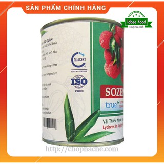 Vải thiều đóng lon SOZEN 560gr