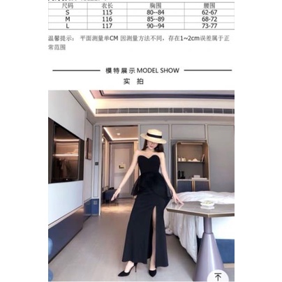 AZ (6 ảnh thật) Đầm dạ hội dự tiệc nâng ngực xẻ tà dài tạo đường nét sexy cho đôi chân