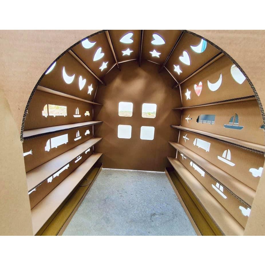 Nhà Giấy Carton Lắp Ráp Cho Bé  loại to. huy gia dụng