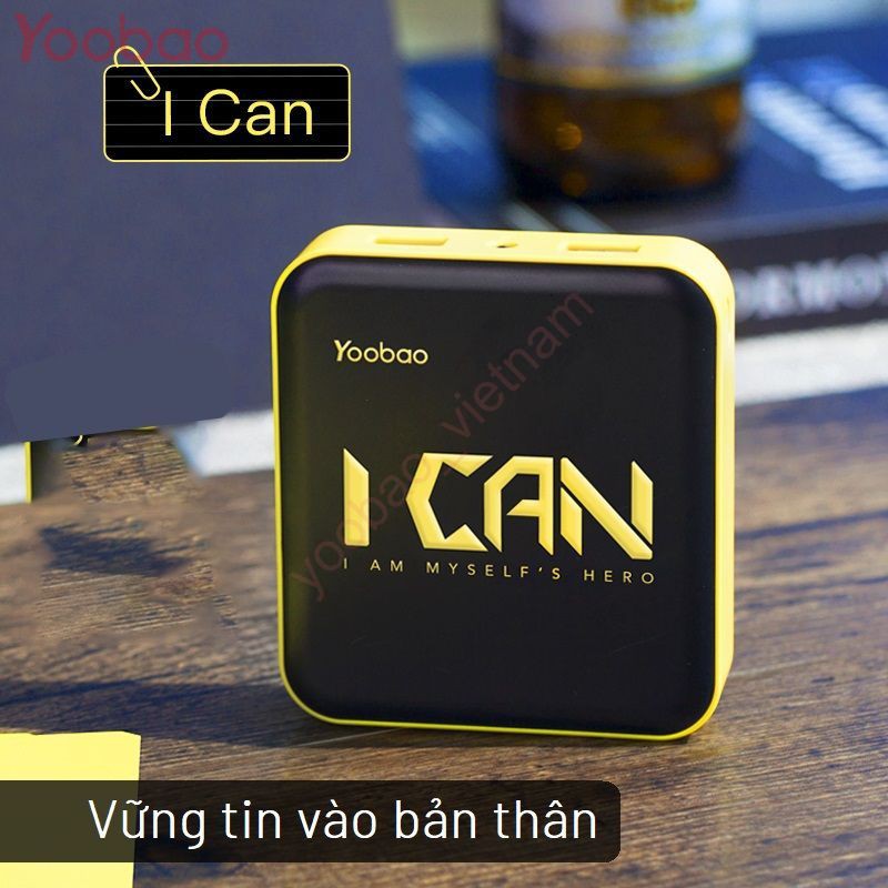 Sạc Dự Phòng Yoobao YB-6024 10000mAh Thiết Kế Dễ Thương Nhiều Mẫu Đẹp (Tặng Túi + Cáp Sạc)