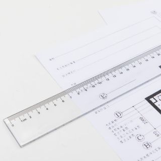Thước kẻ 50cm Deli 6250 trong suốt