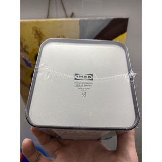 Hôp đựng trà, hũ đựng cà phê, hũ đựng thực phẩm khô cao cấp Ikea Blomning Thụy Điển 10x10x10 cm