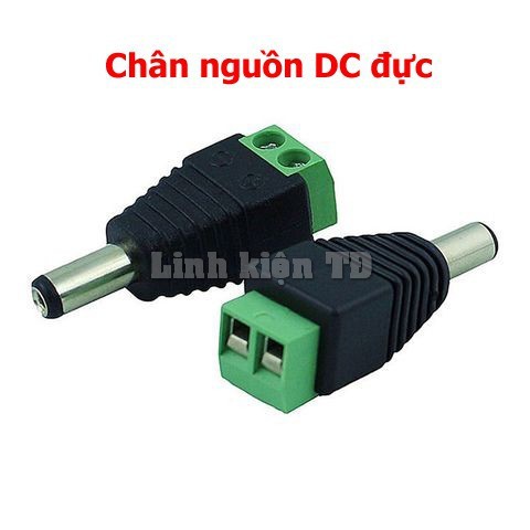 Chân nguồn DC 5.5x2.1 (Kèm header)