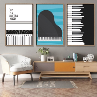 Tranh Vải Canvas Trang Trí Nội Thất Hình Nhạc Cụ Độc Đáo