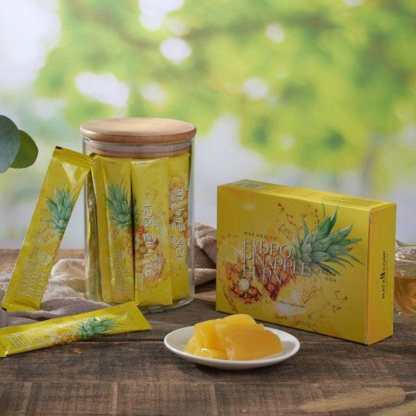 Thạch Dứa Giảm Cân Hydro Pinapple Burn, Thách Thức Mọi Cơ Địa, Giảm Cân Hiệu Quả An Toàn.