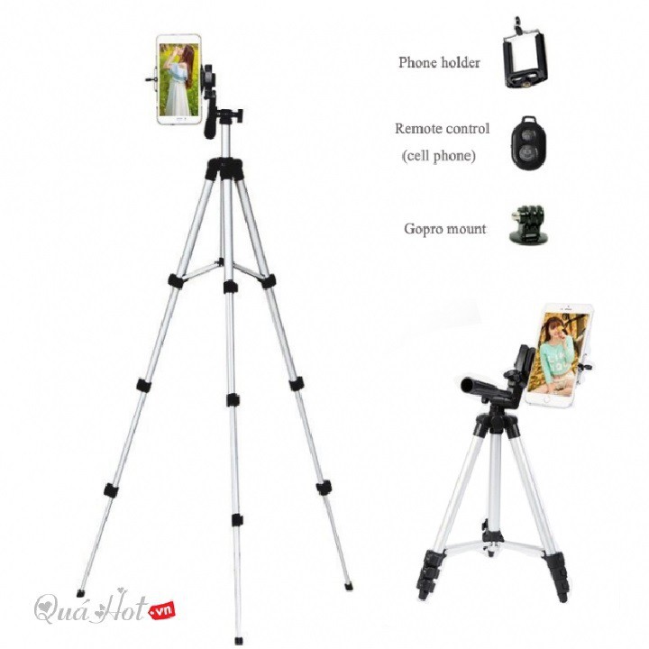 Gậy livestream, chụp ảnh 3 chân Tripod 3110