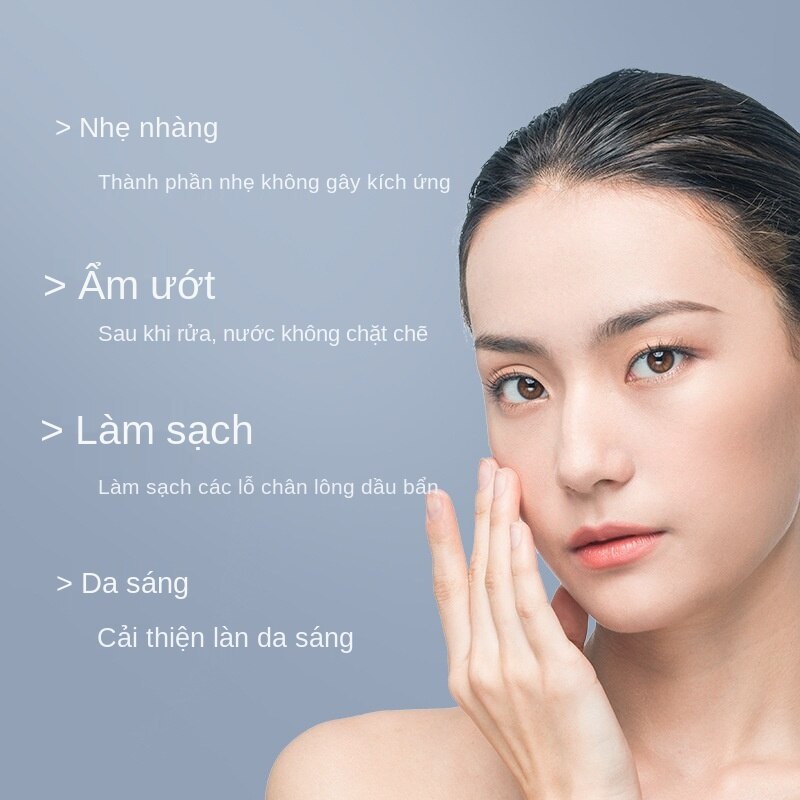 Sữa rửa mặt tạo bọt VEZE dưỡng ẩm điều dầu không gây kích ứng làm trắng da
