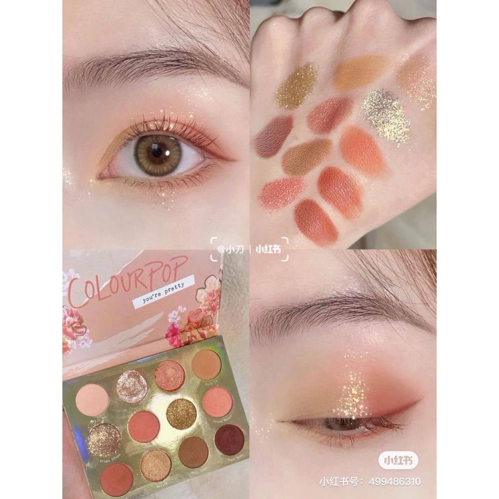 Bảng Phấn Mắt Colourpop 12 ô Sweet Talk Pressed Powder Palette