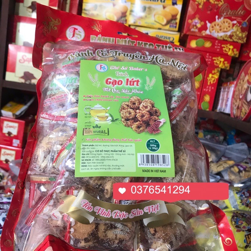 Bánh xốp vừng vòng, Bánh gạo lứt Đặc sản Hà Nội