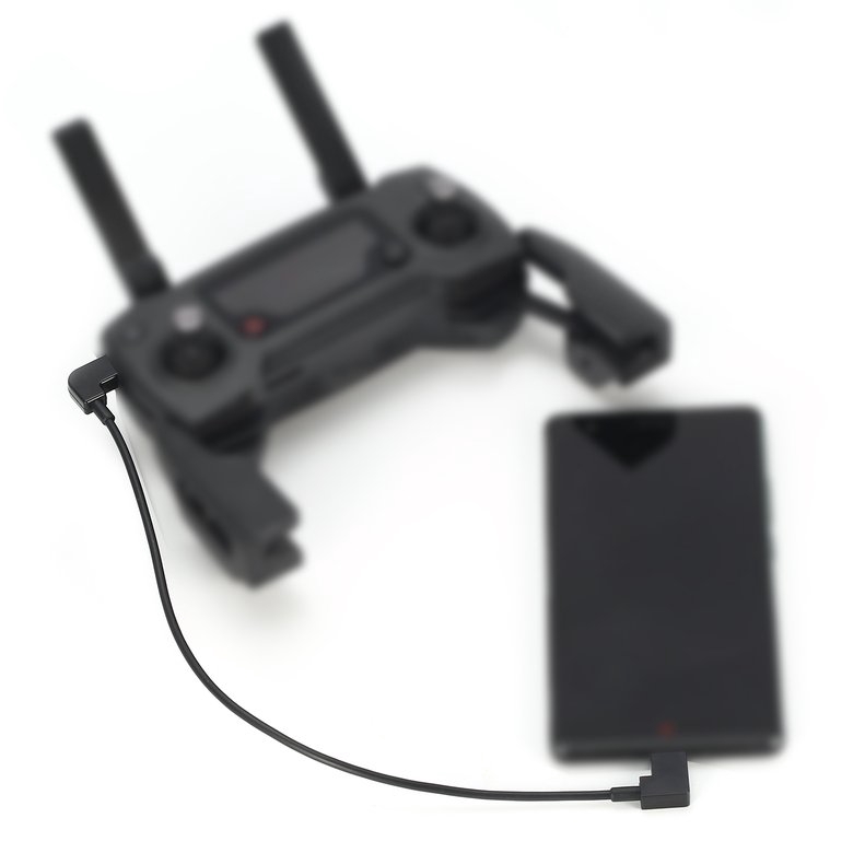 Dây cáp sạc dữ liệu Micro USB qua Lightning / Loại C / Micro USB để điều khiển DJI Spark Mavic