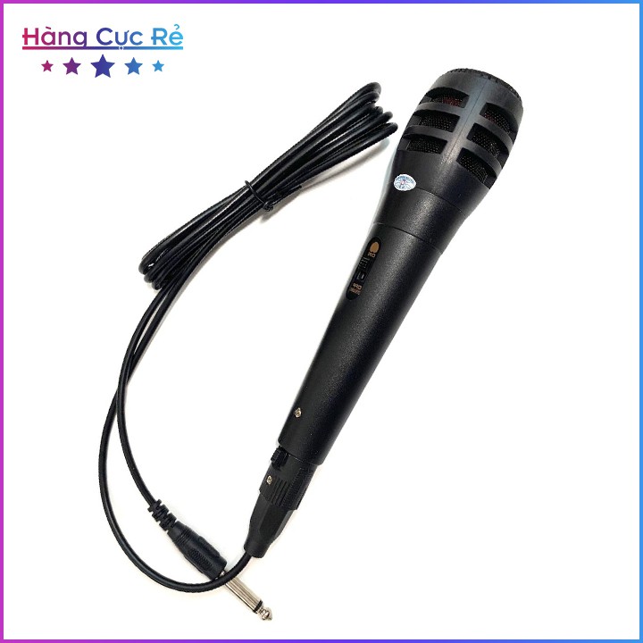 Micro có dây jack 6.5 🔴Freeship🔴 Micro karaoke dây dài 2m thu âm chống hú cực hay giá rẻ - Shop Hàng Cực Rẻ