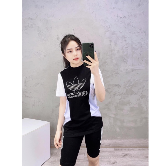 Áo Pull Nữ Phối Màu Tím Đen Trắng