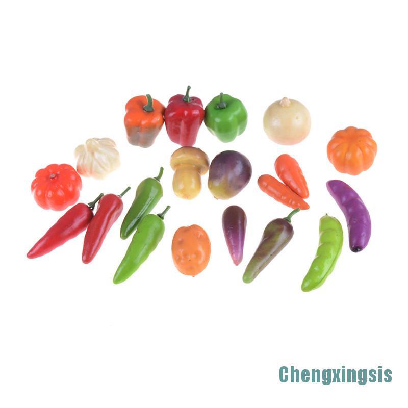 Bộ 10 Rau Củ Mini Dùng Trang Trí Nhà Cửa