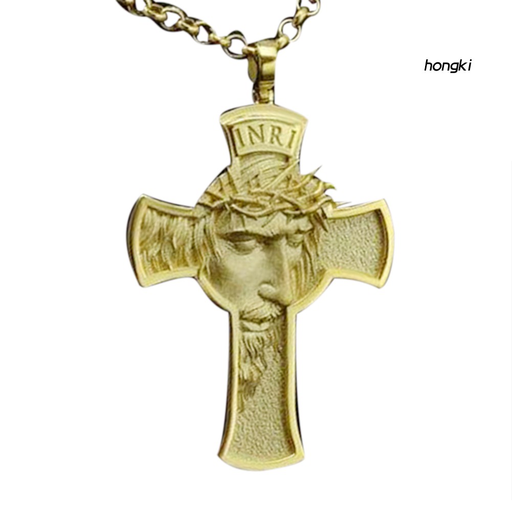 vòng cổ Hợp Kim Mặt Thánh Giá Thời Trang Cho Nam