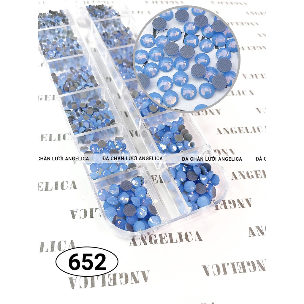 Đá Chân Lưới 14 Khía Blue Opal ANGELICA 652