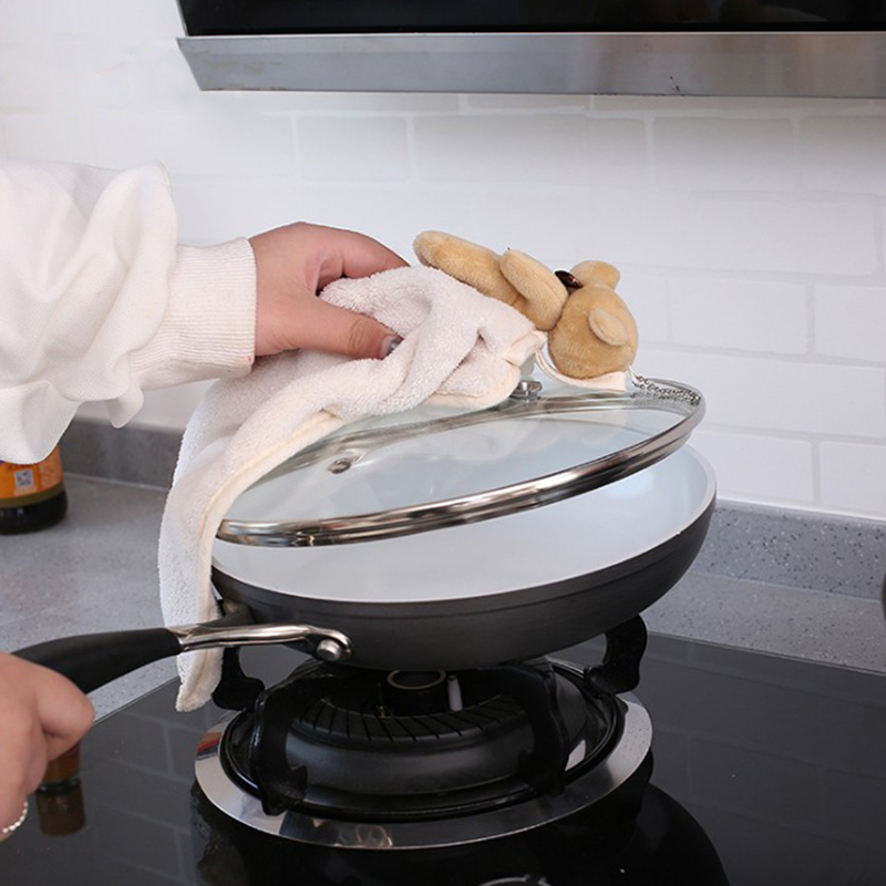 Khăn Lau Tay Treo Tường Hình Gấu Đáng Yêu