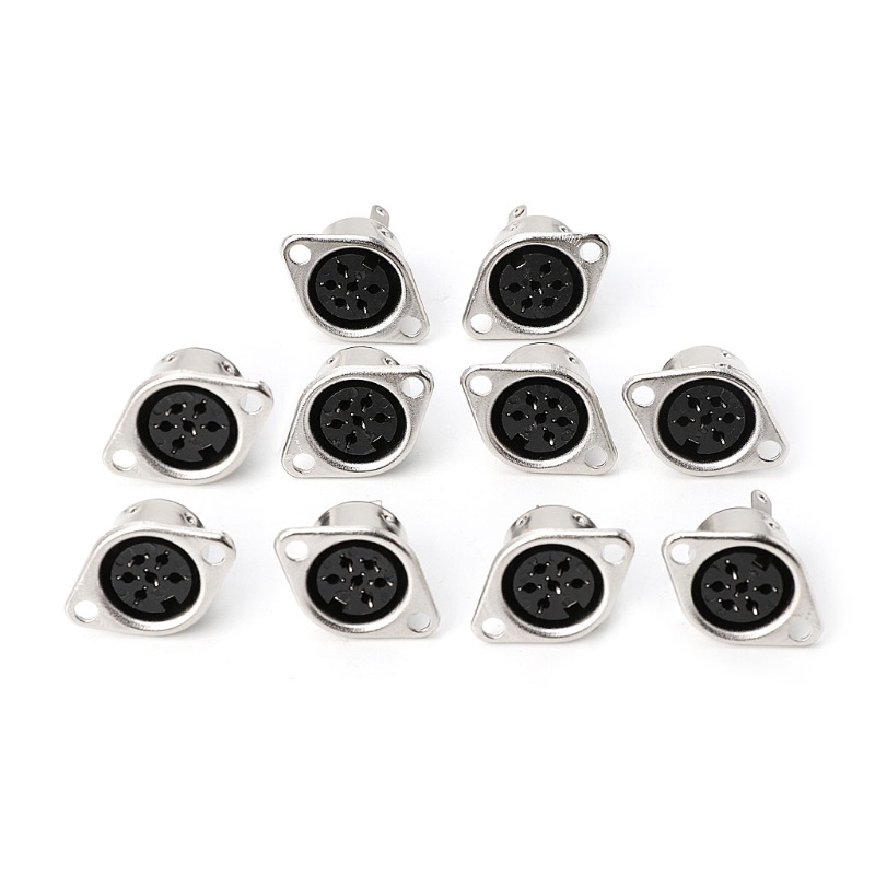 Set 10 Đầu Nối Dây Cáp 3 / 4 / 5 / 6 / 7 / 8PIN Female