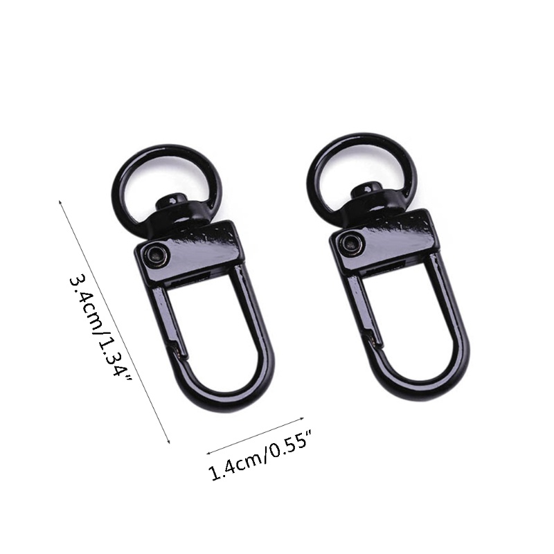 Set 10 Phụ Kiện Khóa Xoay Bằng Kim Loại Cho Túi Xách