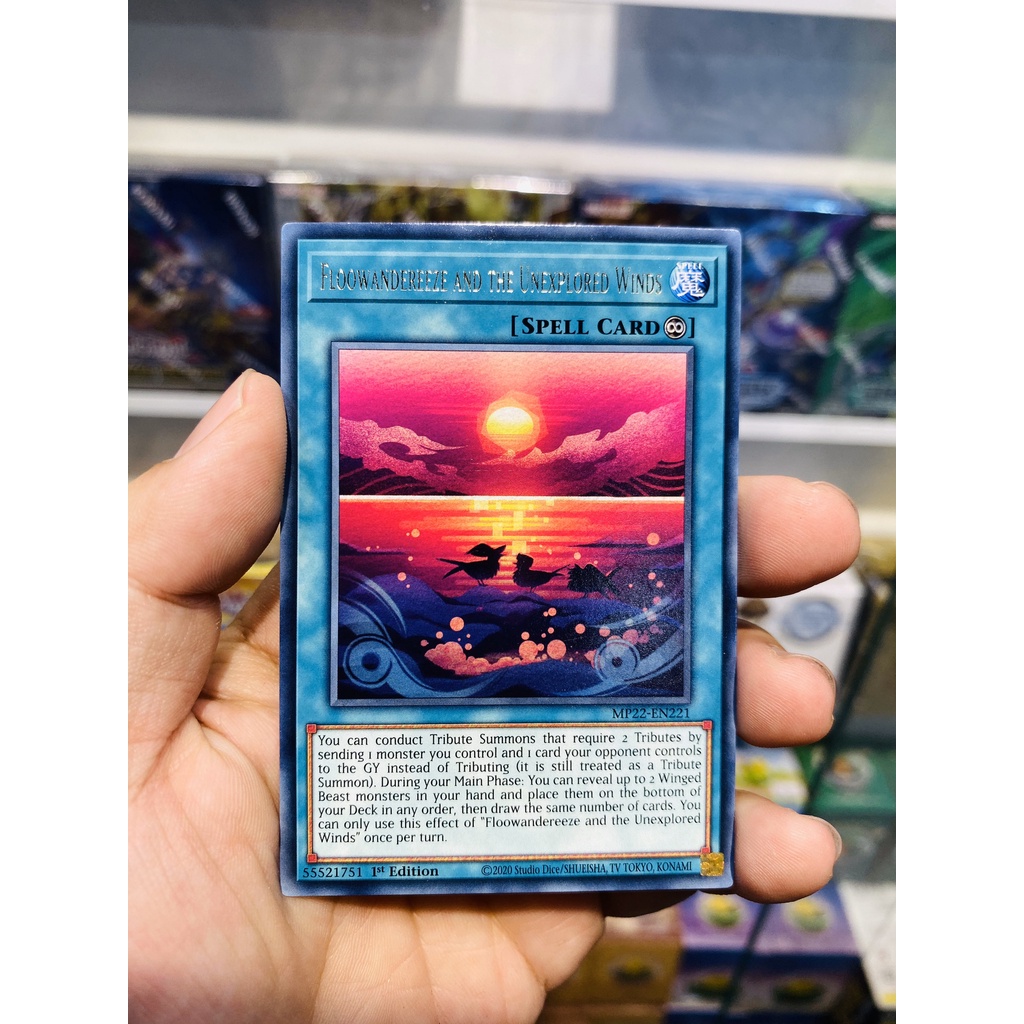 Thẻ Bài YugiOh!Mã MP22-EN221 - Floowandereeze and the Unexplored Winds - Rare - 1st Edition