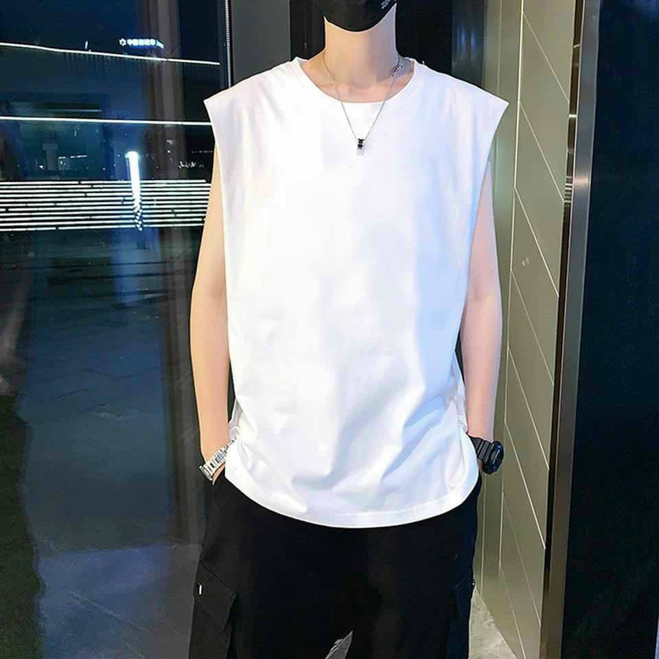 Áo thun nam nữ unisex sát nách chất thun trơn co giãn 4 chiều