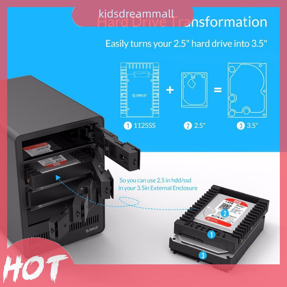 1 Khay Đựng Ổ Cứng Ssd Orico 1125s 2.5 Inch Sang 3.5 Inch 7 / 9.5 / 12.5mm Sata | BigBuy360 - bigbuy360.vn