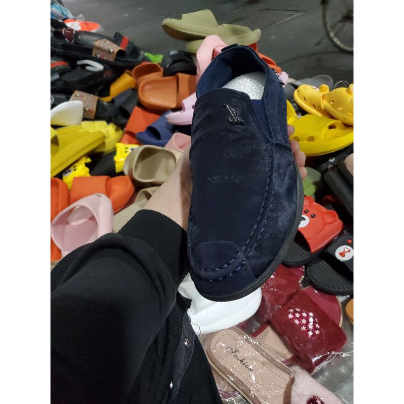 Giày Lười Nam Vải JEAN mới. form ôm chân. cực đẹp