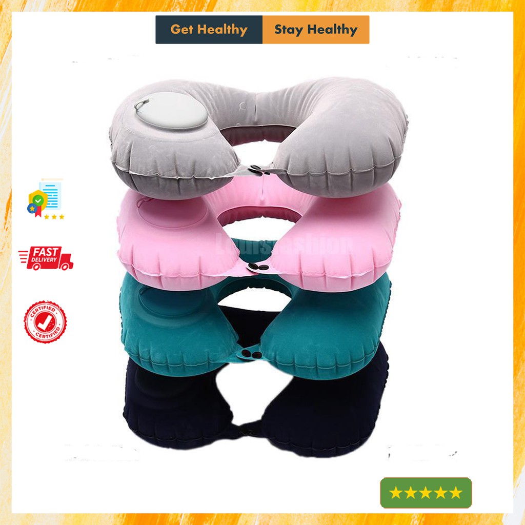 Gối Hơi Tựa Cổ Tự Bơm Tiện Lợi
