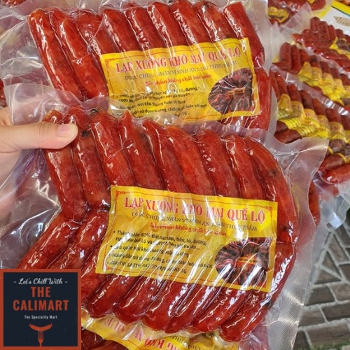 Lạp Xưởng Mai Quế Lộ The Calimart 0.5kg Lạp Xưởng Khô Đặc Sản Cao Cấp Thơm Ngon Đậm Đà